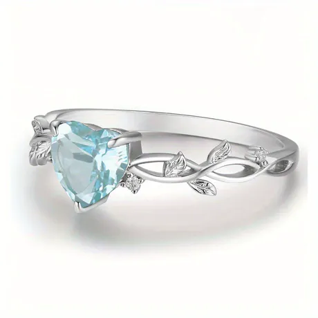 bs2_54_1039061566446.jpg Twist Leaf Vine Pear Moss Agate Engagement Ring Set - 图片 1