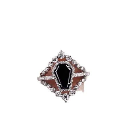 bs3_73_902879609317.jpg Gothic Halo Black Coffin Cut Ring Set 2PCS - 图片 1