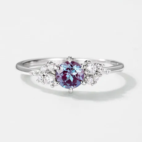 er4_95_951427576533.jpg Custom Infinity Twist Heart Birthstone Ring - 图片 1