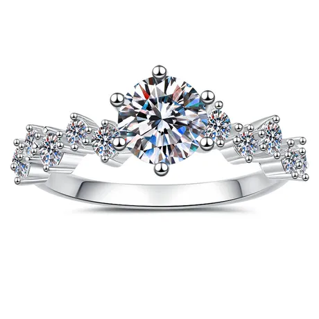 er5_138_969826984351.jpg Classic Heartbeat Oval Engagement Ring - 图片 1