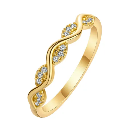 na_109_1003885113295.jpg Custom Twist Women S Wedding Ring With Round Stones - 图片 1