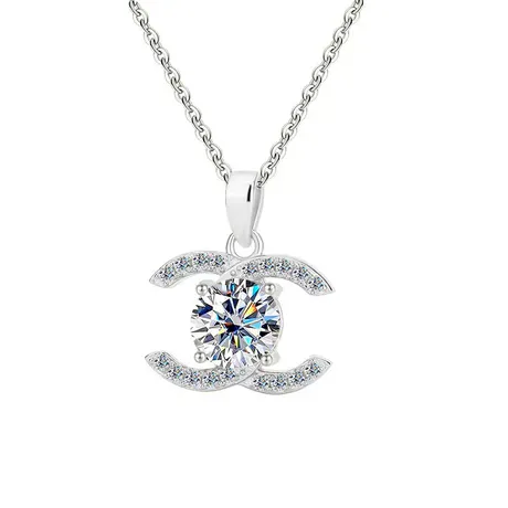 na_149_957954702202.jpg Custom Heart Birthstone Nautical Anchor Necklace - 图片 1