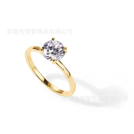 na_151_964379211705.jpg Custom Ultra Thin Solitaire Wedding Ring 10k 14k 18k Gold Platinum - 图片 1