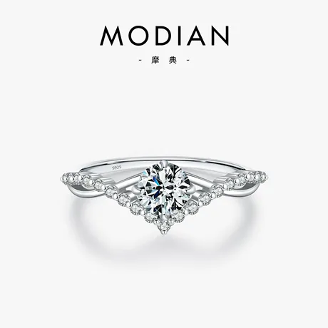 na_152_1028746717941.jpg Infinity Twist Cluster Heart Engagement Ring Set - 图片 1