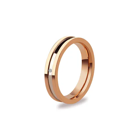 na_160_992102291040.jpg Two Tone Men S Double Band Wedding Ring With Stone - 图片 1