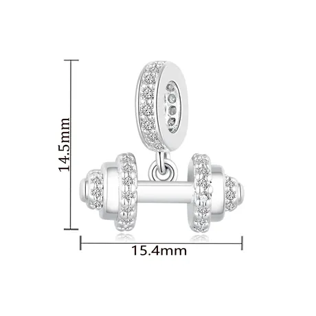 na_191_1043329021319.jpg Move My Way Clip On Fitness Dumbbell Charm - 图片 1