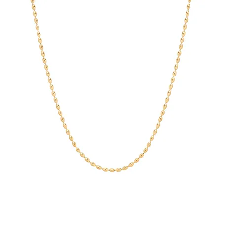 na_219_993938504233.jpg Move My Way Gold Plated Oval Cable Chain Necklace - 图片 1