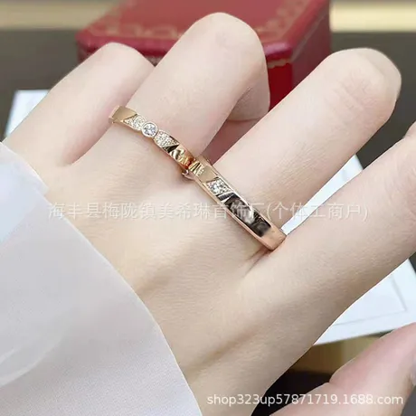 na_239_963398998818.jpg Minimalist Sterling Silver Couples Ring Set For Wedding - 图片 1