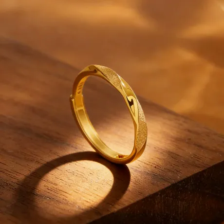 na_262_875031542480.jpg Black Stippled Twist Men S Wedding Band - 图片 1