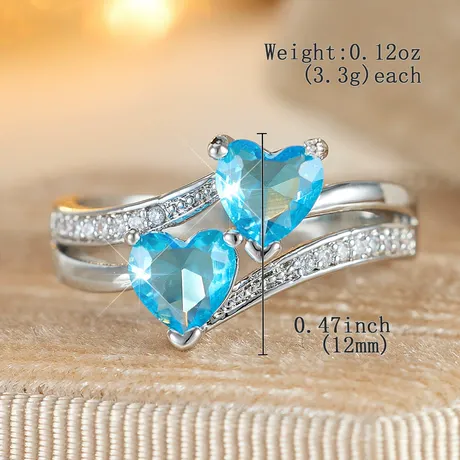 na_76_1075608828622.jpg Bypass Sea Turtle Ring With Oval Cut Larimar - 图片 1