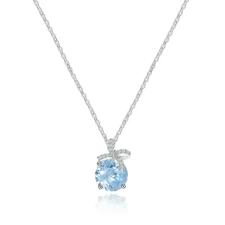 nk2_44_1037564647595.jpg Custom "Infinite Love" Heart Necklace With Birthstone - 图片 1