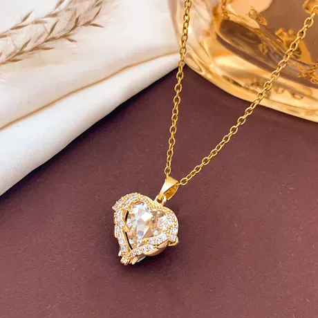 nk2_59_976169660265.jpg Petland Custom Angel Wing Pet Paw Heart Photo Locket - 图片 1