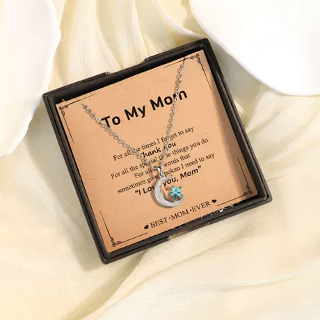 nk3_86_1015151085422.jpg Custom Black Cat Moon Necklace With Round Birthstone - 图片 1