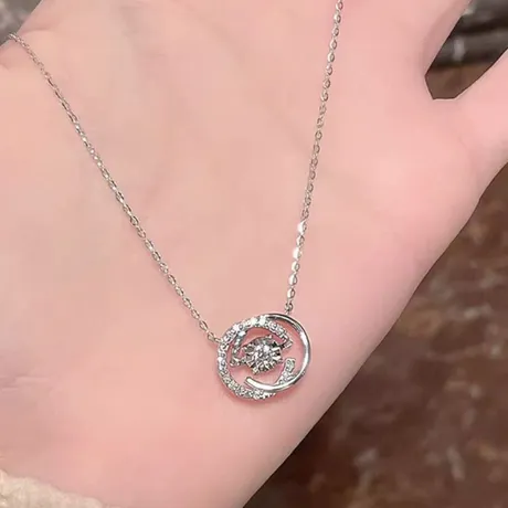 nk3_98_929546614303.jpg Custom Trinity Necklace With Dancing Birthstone - 图片 1