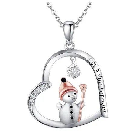 nk4_121_841461251160.jpg Highland Cow Heart Necklace With Engraving & Birthstone - 图片 1