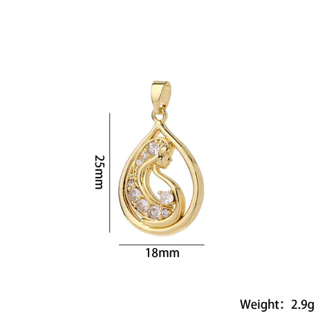 nk4_131_1071140311798.jpg Custom New Mom Necklace With Heart Birthstone - 图片 1
