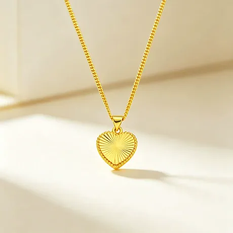 nk6_223_1050333743341.jpg Everyday Simple Custom Engraved Heart Necklace With Birthstone - 图片 1