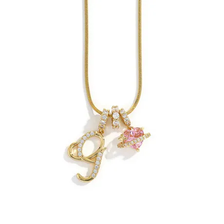 nk7_232_992471903292.jpg Hug Me Custom 2 Birthstones Mother Child Cat Necklace - 图片 1
