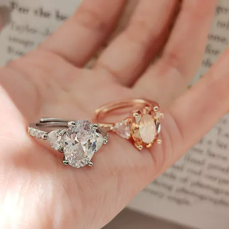 repl_1402_1075254942388.jpg Oval Cut Custom Infinity Engagement Ring Sterling Silver - 图片 1