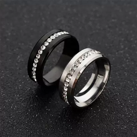 rg10_275_996108492226.jpg Classic Black Tungsten Eternity Ring For Men - 图片 1