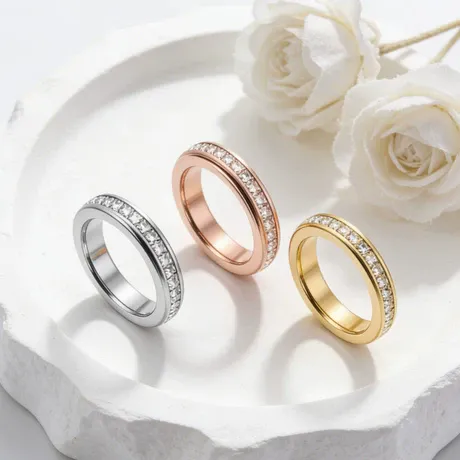 rg2_35_1033709817984.jpg Two Tone Crossover Wedding Bands For Couples - 图片 1