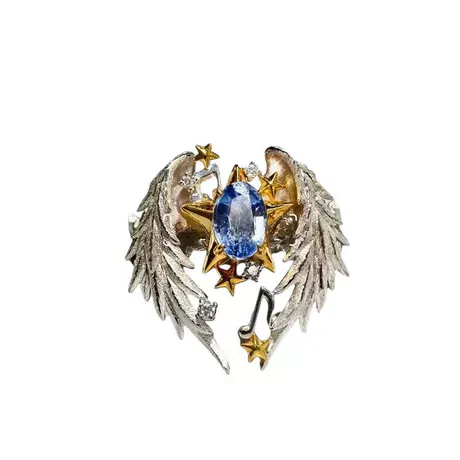 rg2_47_887886911447.jpg Until Death Gold Sheen Obsidian Demon's Eye Guardian Ring - 图片 1