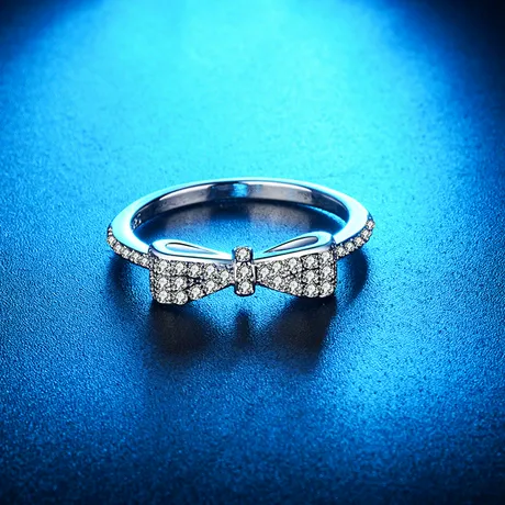wb2_36_576975265365.jpg Fashion Double‑Row Bow Ring Sterling Silver - 图片 1