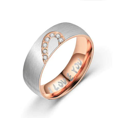 wb2_55_609938177350.jpg Heart Inspired Yellow Gold Women's Wedding Band - 图片 1