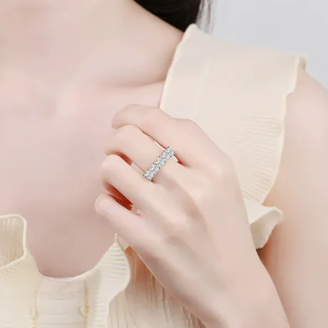 wd10_273_674587425722.jpg Art Deco Asscher Cut Wedding Band For Women - 图片 1