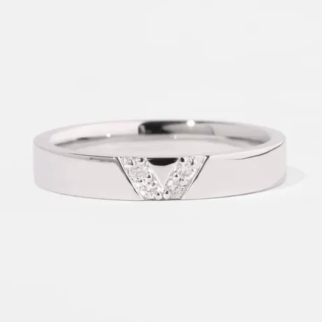 wd5_11_1002857712766.jpg Simple Solitaire Wedding Ring For Men Flush Setting - 图片 1