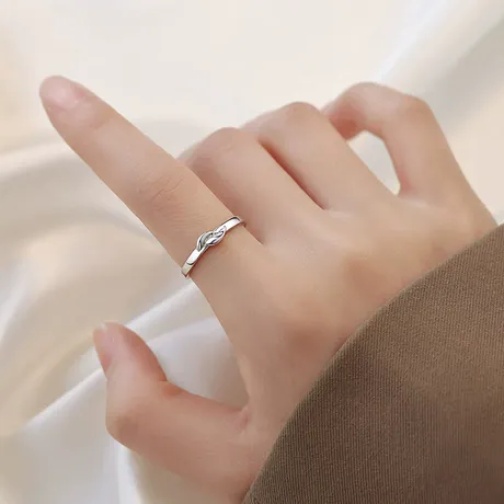 wd7_180_754874552917.jpg Bypass Two-Tone Couple Ring Set Sterling Silver - 图片 1