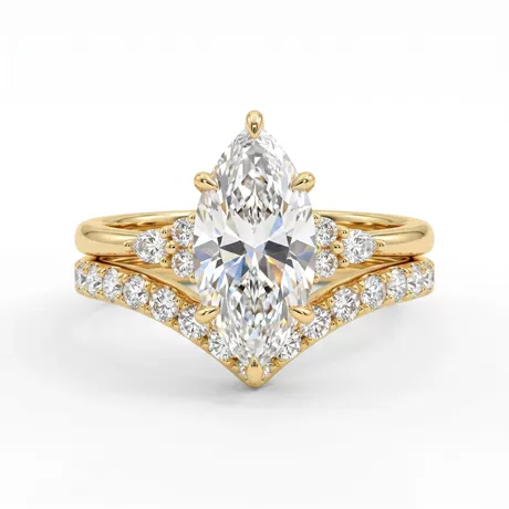 wd8_210_1060380856866.jpg Gothic Coffin Cut Twisted Bridal Ring Set 2PCS - 图片 1