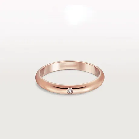 wd9_268_1002969818427.jpg Minimalist Round Cut Couple Ring Set Sterling Silver - 图片 1