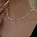 Timeless White Pearl Sterling Silver Necklace