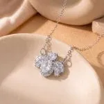 "Honey Bee" Personalized Photo Projection Sterling Silver Necklace - 图片 11