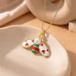 "Honey Bee" Personalized Photo Projection Sterling Silver Necklace - 图片 12