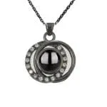 Orca Whale Personalized Photo Projection Sterling Silver Necklace - 图片 17