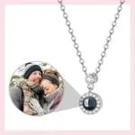 Orca Whale Personalized Photo Projection Sterling Silver Necklace - 图片 26