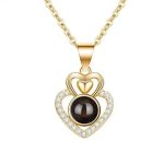 Orca Whale Personalized Photo Projection Sterling Silver Necklace - 图片 30