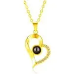 Orca Whale Personalized Photo Projection Sterling Silver Necklace - 图片 10