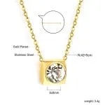 Round Cut Twisted Synthetic Morganite Sterling Silver Necklace - 图片 19