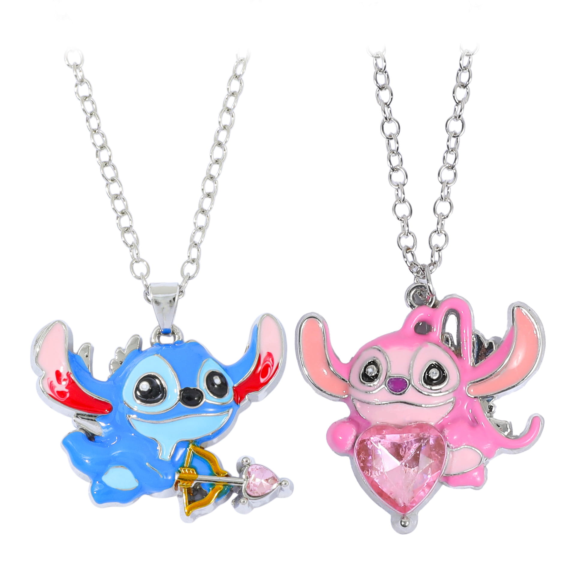 g_4941_0.jpg "Cherub" Extraterrestrial With Love Enamel Sterling Silver Necklace - 图片 1