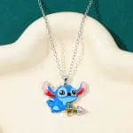 "Cherub" Extraterrestrial With Love Enamel Sterling Silver Necklace - 图片 4