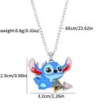 "Ohana" Extraterrestrial Cupid Arrow Enamel Sterling Silver Necklace - 图片 4