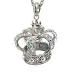 "Crowns For You" Coronation Crown Sterling Silver Necklace - 图片 5