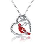 "Free As A Bird" Kingfisher Enamel Sterling Silver Necklace - 图片 3