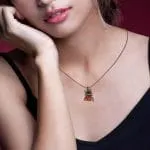 Hug Me "Halloween Fun" Adorable Bat Sterling Silver Necklace - 图片 2