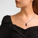 Hug Me "Halloween Fun" Adorable Bat Sterling Silver Necklace - 图片 4