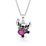 Hug Me "Little Monster" Heart Cut Sterling Silver Necklace - 图片 3