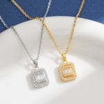 "Witch On Broom" Sterling Silver Necklace - 图片 2